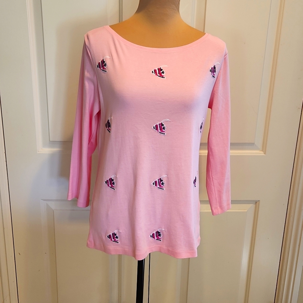NWOT Talbots 3/4 sleeve, Tee